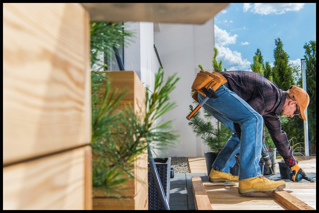 expert roofer working on one of the 5 reasons your porch roof needs replacing