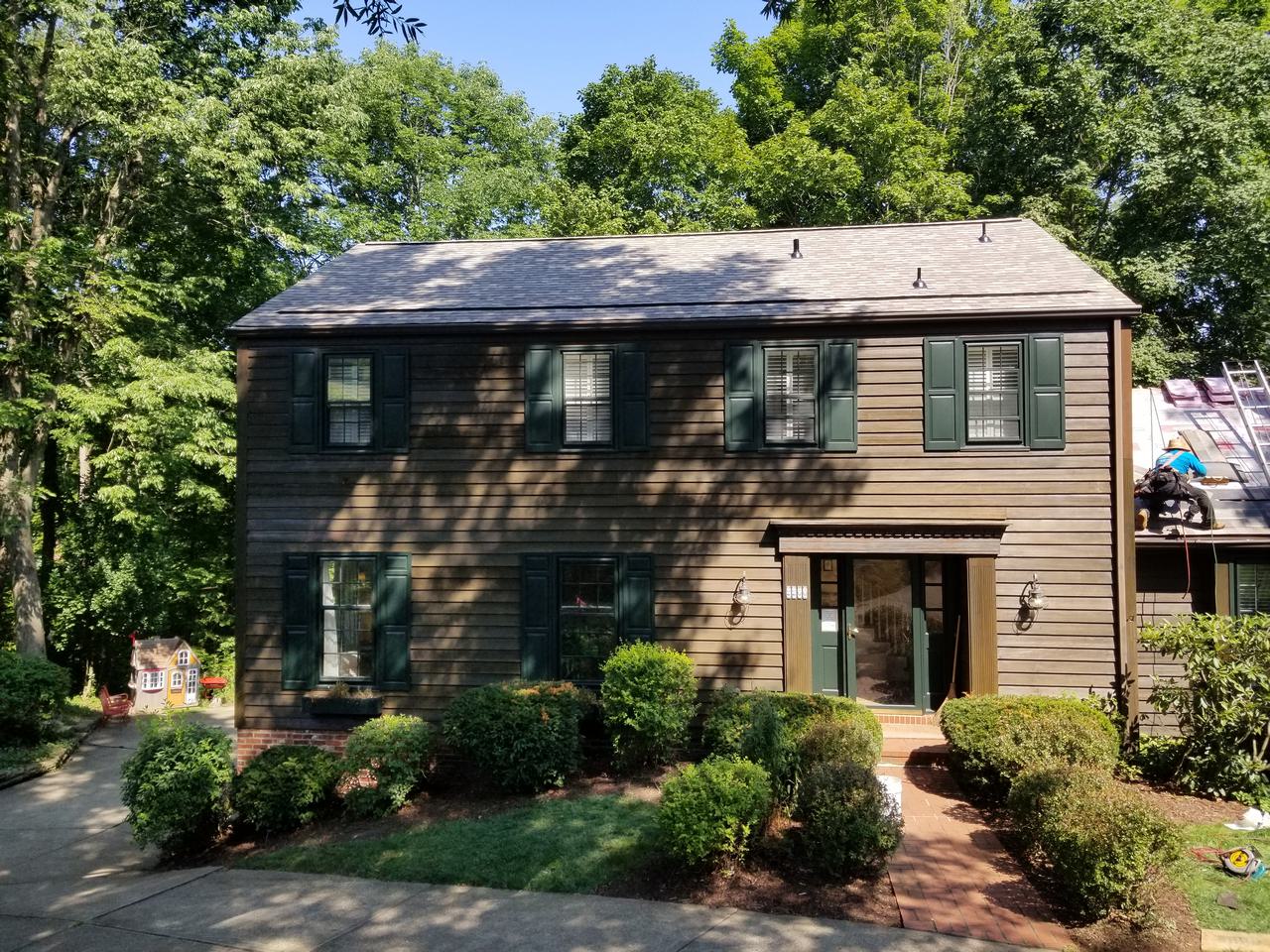 house with a new roof