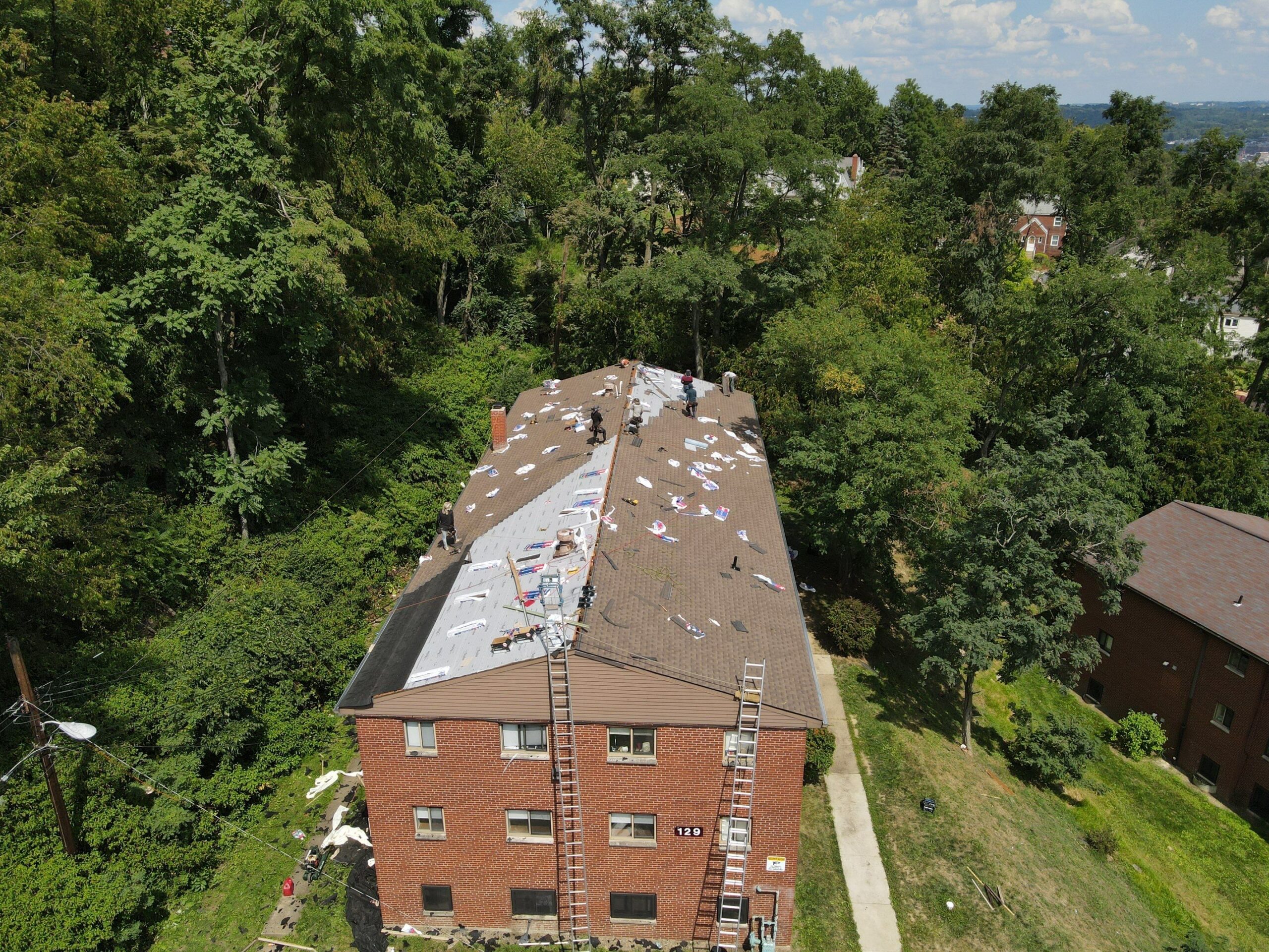 Roof Installation house