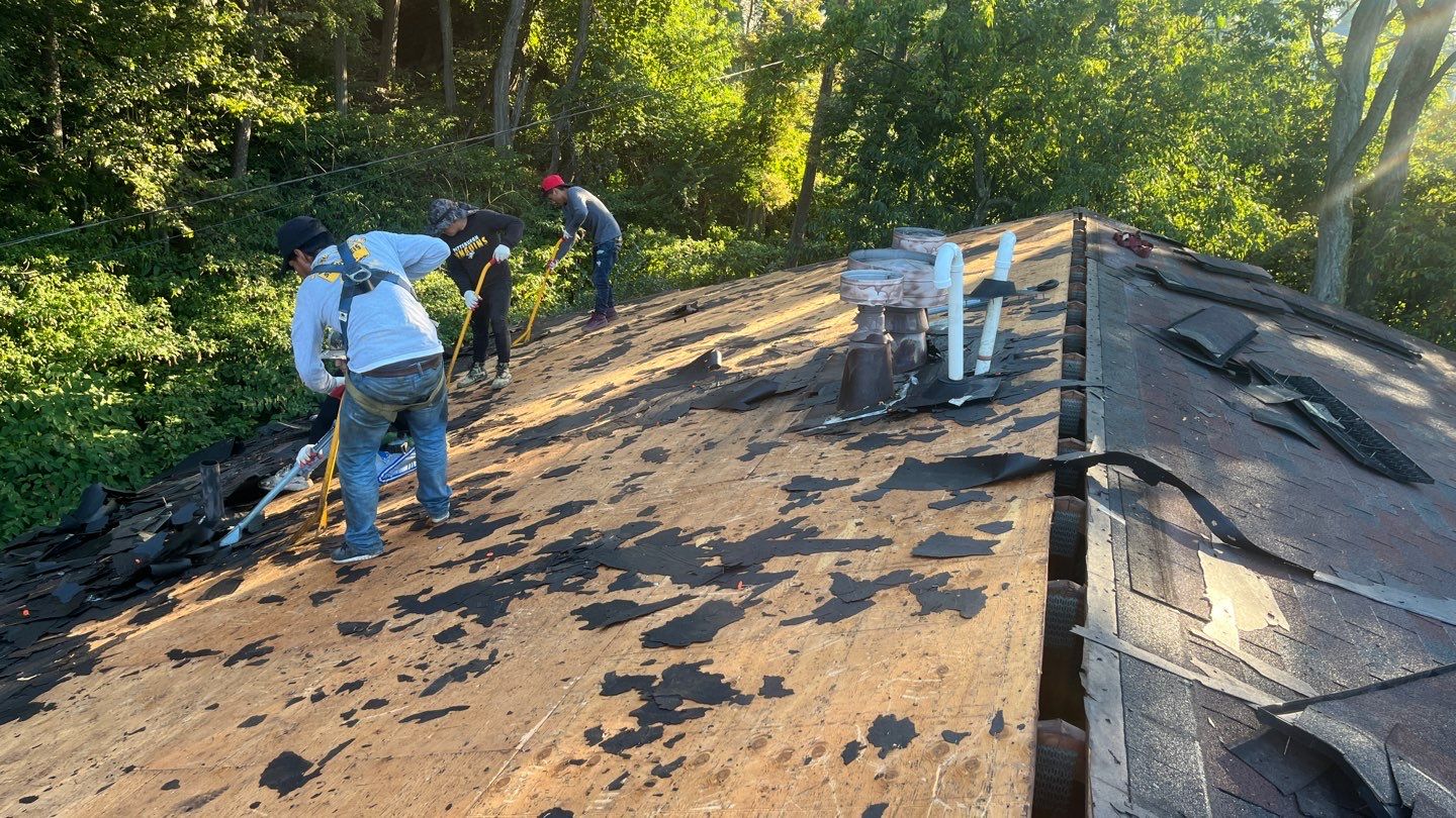 removing the roof from the roof