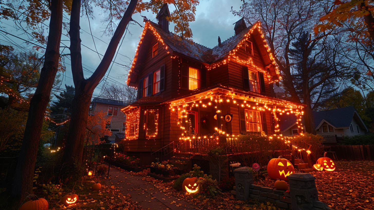Unearthly Roof Decorations: Enchanting Your Home This Halloween